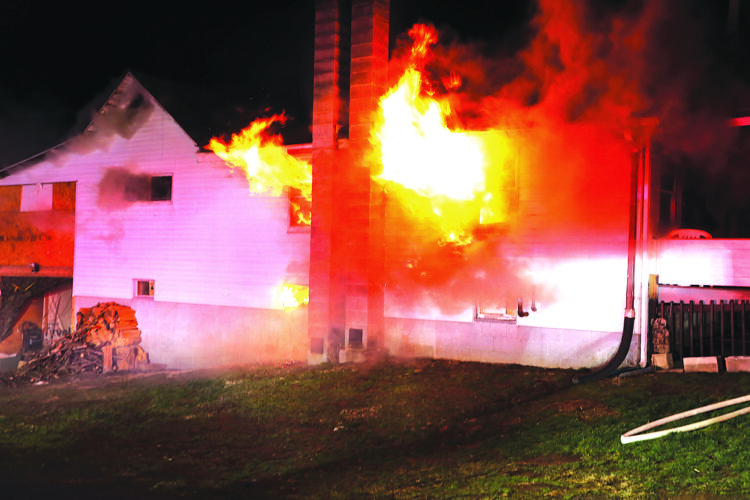 Crews battle banquet hall fire